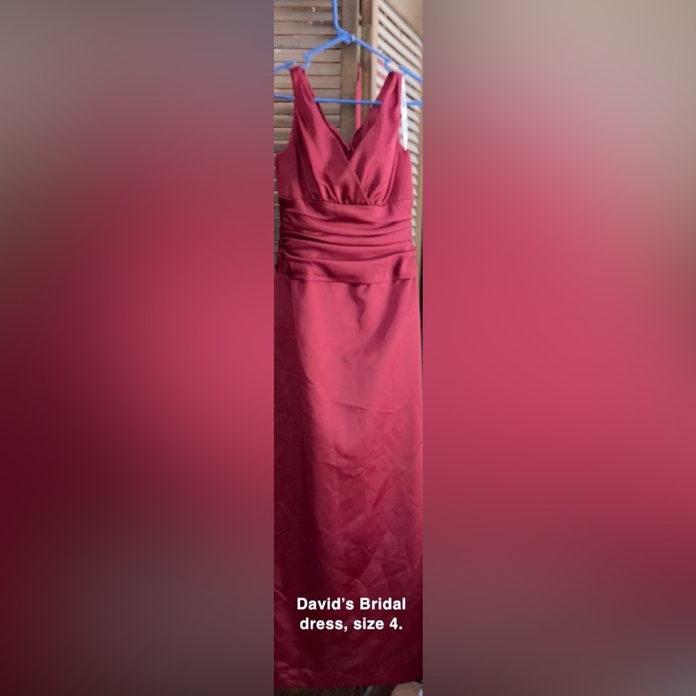 David’s bridal dress, size 4.